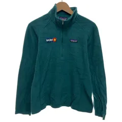 【中古】　Patagonia　フリース　ハイネック　フルジップ　トップス　無地　刺しゅう　アウトドア　古着　/7113