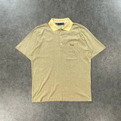 イタリア製 90s Vintage CELINE S/S Polo セリーヌ 半袖 ポロシャツ チェーン柄 総柄 ロゴ刺繍 ヴィンテージ ビンテージ メンズのサムネイル