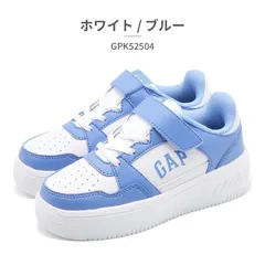 【正規品取扱店･新品 】 GAP ギャップ　ジュニア　厚底スニーカー　GPK52504    WH/BLU (19cm～23cm)のサムネイル