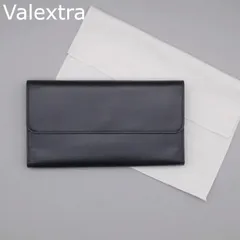 Valextra ヴァレクストラ 長財布 ロングウォレット 小銭入れあり レザー ブラック メンズのサムネイル