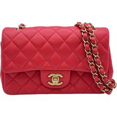 美品】CHANEL 《ミニマトラッセ》 キャビアスキン チェーンショルダー 