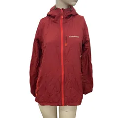 186004 現状品 mont-bell モンベル ウインドブラストパーカー 1106646  M レッド ナイロン
