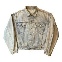 Levi's denim jacket back print XL / リーバイス デニムジャケット 限定品 サイズXL　【F441】