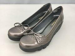Hills Avenue pumps, size 24.5cm, Etan leather, women's, with box, perforated, 2601LT073