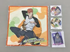 アニメグッズ 幽遊白書 缶バッジ他 まとめ 4点セット アクキー タオル 幽助 桑原 蔵馬 飛影 D-4 E-5 E-6 C-2 くじメイト 未開封 2512LT309