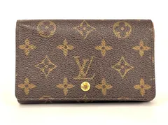 ルイヴィトン LOUIS VUITTON 財布 ポルトモネビエトレゾール M61730 L字ファスナー 二つ折り財布 2602LA018