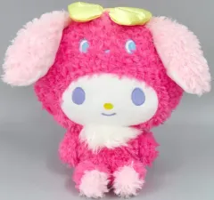 【中古】ぬいぐるみ マイメロディ(ピンク) カラフルバニーふわふわBIGぬいぐるみ 「マイメロディ」 ラウンドワン限定