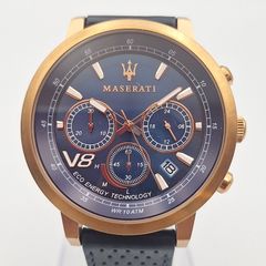 稼働】 Maserati 887364001 クロノグラフ 腕時計 ブルー - メルカリ