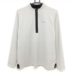 美品 BRIFINGハーフジップロングスリーブシャツ ストレッチ - メルカリ