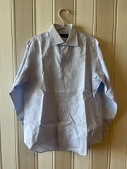 【美品】Maker's Shirt 鎌倉　Yシャツ　スリムフィット　Lサイズ相当　　　F016