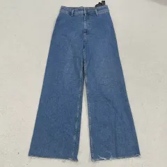 ZARA（ザラ）様 ハイウエスト ワイド デニム ズボン 0515-1