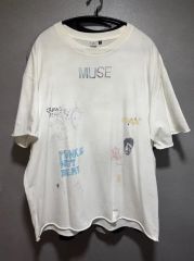 希少】h.NAOTO HN+DIE 白 ガーゼ Tシャツ パッチワーク Y2K - メルカリ