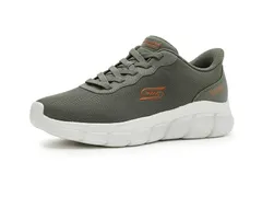 スケッチャーズ メンズ シューズ スニーカー Bobs From Skechers Bobs B Flex Glacial Edge Slipins Olive オリーブ