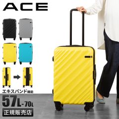 ACE スーツケース ダークグリーン Mサイズ 64/70L - メルカリ