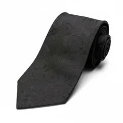 e18 COMME des GARCONS HOMME DEUX コムデギャルソン オムドゥ ネクタイ シャドー模様 日本製 ブラック メンズ 男性用u02tのサムネイル