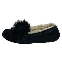UGG ファーモカシン ブラック - メルカリ