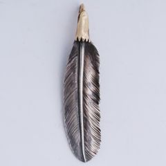 ミー様専用 ラリースミスイーグルヘッドFeather Pendant Rとビーズ