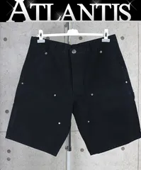 CHROME HEARTS 銀座店 クロムハーツ 新品 クロスパッチ カーペンター ダブルニー ショーツ メンズ SV925 36インチ 黒 103336のサムネイル