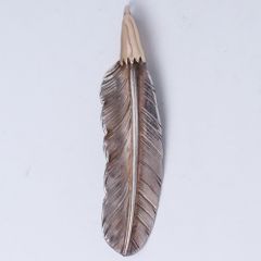 ミー ラリースミスイーグルヘッドFeather Pendant Rとビーズ ミー様専用 ラリースミスイーグルヘッドFeather Pendant Rとビーズ