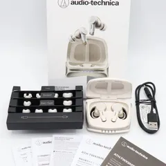 【美品】オーディオテクニカ ATH-TWX9MK2-WH ホワイト 完全ワイヤレスイヤホン audio-technica 本体