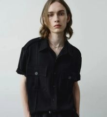 サブカルチャー レーヨン ボーリングシャツ テンダーロイン RATS