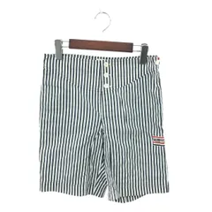 THOM BROWNE トムブラウン ショートパンツ サイズ:0 ストライプ柄   ナイロン混 ホワイト/グレー メンズ / 240001204225のサムネイル