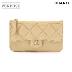 シャネル CHANEL マトラッセ コインケース フラグメントケース キャビアスキン ベージュ AP2570 ココマーク Matelasse Coin Case 90321732のサムネイル