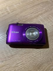 0838 Nikon COOLPIX S3300 パープル デジカメ 動作確認済み 【ネ