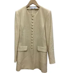 Christian Dior/クリスチャンディオール/ノーカラージャケット/ベージュ/サイズ9/レディース/FB3985のサムネイル