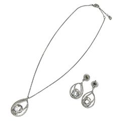 TRIFARI ネックレス イヤリング セット ヴィンテージ - メルカリ