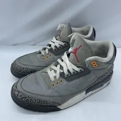 【中古】NIKE AIR JORDAN 3 RETRO COOL GREY ct8532-012 26.5cm ナイキ ジョーダン グレー[19]
