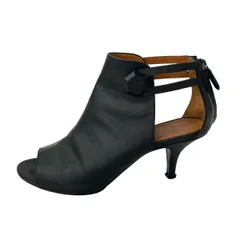 GIVENCHY(ジバンシー) ブーティ 36 A レディース - 黒 オープントゥ/アウトソール張替済 レザーのサムネイル