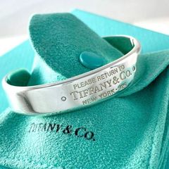 本物良品 □ティファニー□ リターン トゥ ティファニー ワイド カフ