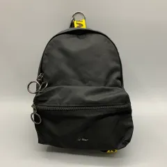 267000656 オフホワイト ナイロン ミニ バックパック ブラックのサムネイル