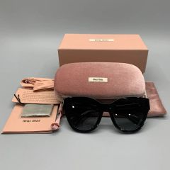 ☆新品未使用☆MIUMIU A03S グリンプスサングラス ブラック - メルカリ