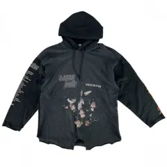 バレンシアガ パーカー メンズ プルオーバー スピードハンターズ トップス アップサイドダウンフーディ ロゴプリント 服 アパレル BALENCIAGA 698156 ブラック 黒 グレー コットン 秋 冬【中古品】のサムネイル
