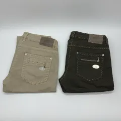 267001047 FENDI フェンディ レディース デニム パンツ ベージュ&カーキ 2set 38 サイズのサムネイル