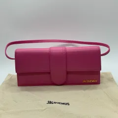 267001466 JACQUEMUS ジャックムス ル Bambi ロング フラップバッグ ショルダーバッグ ピンクのサムネイル