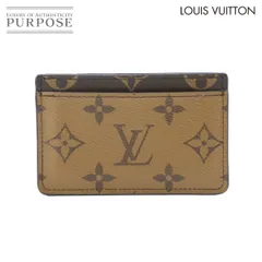 新品同様 ルイ ヴィトン LOUIS VUITTON モノグラム リバース ポルト カルト サーンプル カードケース ブラウン M69161 90324229のサムネイル