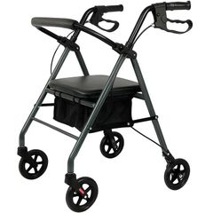 カワムラサイクルの四輪歩行車「KW20」 グリーン バスケット付き