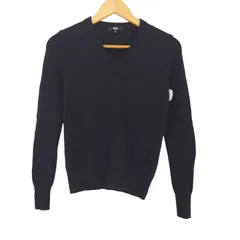 ユニクロ UNIQLO CASHMERE 100％ カシミヤ Vネック セーター レディース JPN：S 