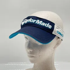 KO4168□TaylorMade サンバイザー コットン ネイビー 57-59ｃｍ ゴルフ