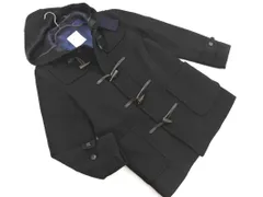 green label relaxing グリーンレーベルリラクシング ユナイテッドアローズ ウール混 ダッフル コート sizeM/黒  ◇■ メンズ
