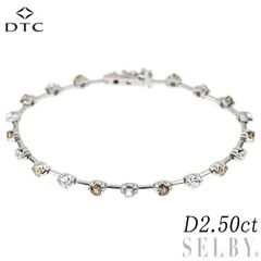 DTC デビアス LINE ダイヤモンドブレスレット K18WG 1.5ct - メルカリ