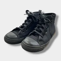 CONVERSE ALL STAR 黒 21cm サイドジップ コンバース CHILD ALL STAR N Z HI キッズスニーカー