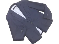 ZARA basic ザラ ベーシック リネン混 テーラード ジャケット size40/紺 ■◇ メンズ