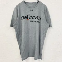 UNDER ARMOUR　アンダーアーマー　半袖プリントTシャツ　シンシナティ　バレーボール　グレー　Sサイズ　古着【値引き交渉OK！】