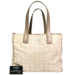 【シャネル】本物 CHANEL ニュートラベルライン トートMM シール有り トートバッグ ココマーク ショルダーバッグ ナイロンキャンバス×レザー 女性用 レディース イタリア製