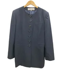 Christian Dior/クリスチャンディオール/ノーカラー/ロングジャケット/ネイビー/Lサイズ/レディース/ジャケット/FB3983のサムネイル