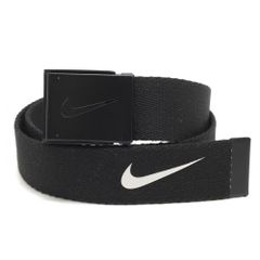 [Excellent Condition] Nike Gacha Belt, Black, Logo Print, Women's Golf Wear NIKE